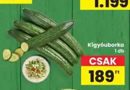 Interspar Kígyóuborka ajánlat