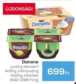 GRoby Danone puding desszert ajánlat
