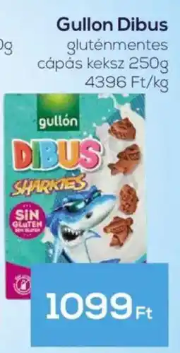 GRoby Gullon Dibus gluténmentes cápás keksz ajánlat