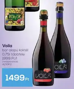 GRoby Voila bor alapú koktél ajánlat