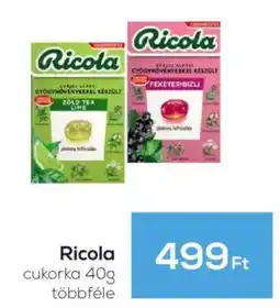GRoby Ricola cukorka ajánlat