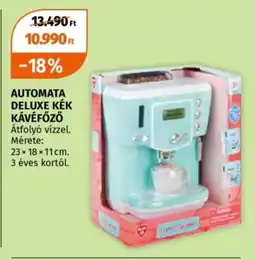Müller Automata deluxe kék kávéfőző ajánlat