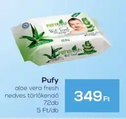 GRoby Pufy aloe vera fresh nedves törlőkendő ajánlat