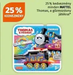 Müller Minden Mattel thomas, a gőzmozdony játékra! ajánlat