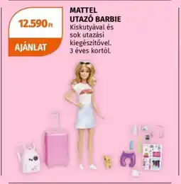 Müller Mattel utazó barbie ajánlat