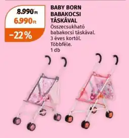 Müller Baby born babakocsi táskával ajánlat