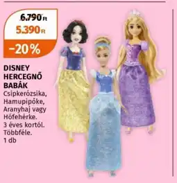 Müller Disney hercegnő babák ajánlat