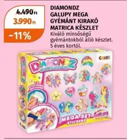 Müller Diamondz galupy mega gyémánt kirakó matrica készlet ajánlat