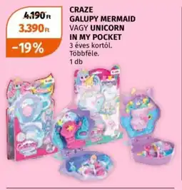 Müller Craze galupy mermaid vagy unicorn in my pocket ajánlat