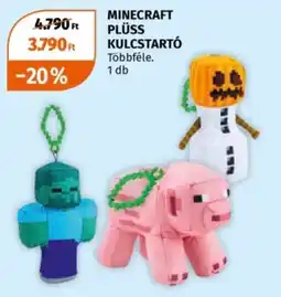 Müller Minecraft plüss kulcstartó ajánlat