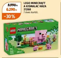 Müller Lego minecraft a kismalac háza ajánlat