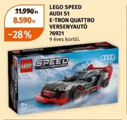 Müller Lego speed audi s1 e-tron quattro versenyautó ajánlat