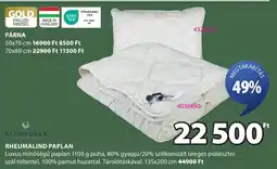 JYSK Rheumalind paplan ajánlat
