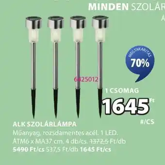 JYSK Alk szolárlámpa ajánlat