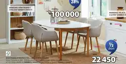 JYSK Marstrand étkezőasztal + adslev étkezőszék ajánlat