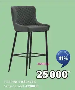 JYSK Pebringe bárszék ajánlat