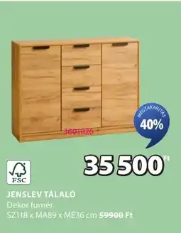 JYSK Jenslev tálaló ajánlat
