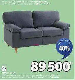 JYSK Gedved kanapé ajánlat