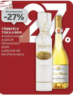 Auchan Többféle Tokaji bor ajánlat