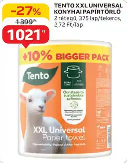 Auchan Tento XXL Universal konyhai papírtörlő ajánlat