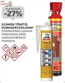 Auchan Számos tömítő, purhab és szilikon ajánlat