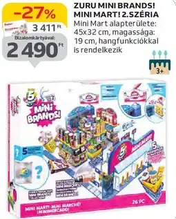 Auchan Zuru Mini Brands! Mini Mart! 2.széria ajánlat