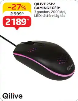 Auchan Qilive 25P2 gaming egér ajánlat