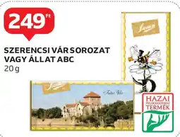 Auchan Szerencsi vár sorozat / állat abc ajánlat