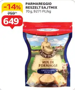 Auchan Parmareggio Reszelt sajtmix ajánlat