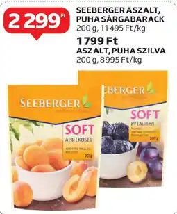Auchan Seeberger aszalt, puha sárgabarack ajánlat