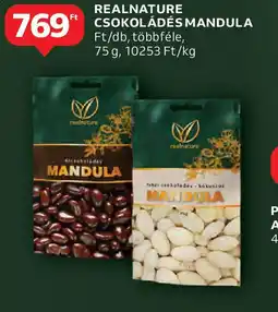 Auchan Realnature csokoládés mandula ajánlat