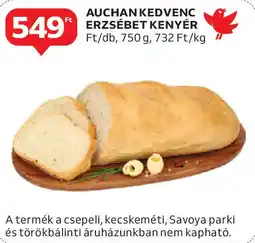 Auchan Auchan Kedvenc Erzsébet kenyér ajánlat