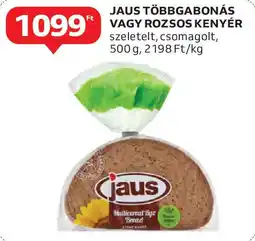 Auchan Jaus többgabonás / rozsos kenyér ajánlat