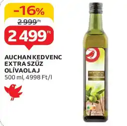 Auchan Auchan Kedvenc Extra szűz olívaolaj ajánlat