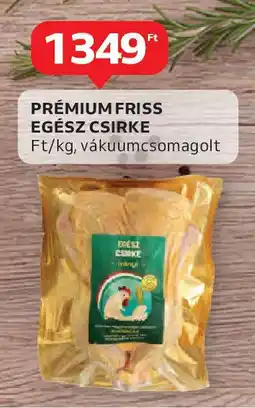 Auchan Prémium friss egész csirke ajánlat