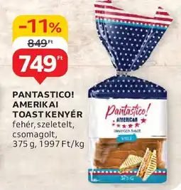 Auchan Pantastico! Amerikai toast kenyér ajánlat