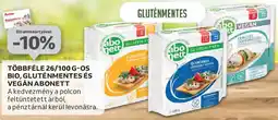 Auchan Gluténmentes és vegán abonett ajánlat