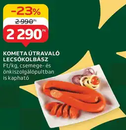 Auchan Kometa útravaló lecsókolbász ajánlat