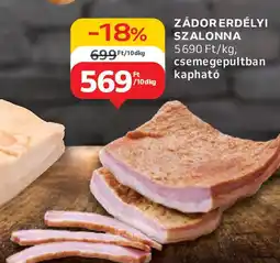 Auchan Zádor erdélyi szalonna ajánlat