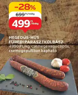 Auchan Hegedus-hús füredi parasztkolbász ajánlat