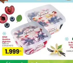 Spar SPAR Quattro Jégkrém ajánlat