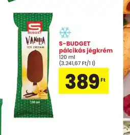 Spar S-Budget pálcikás jégkrém ajánlat