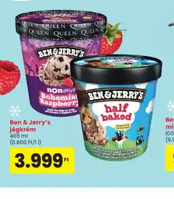 Spar Ben & Jerry's jégkrém ajánlat