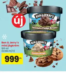 Spar Ben & Jerry's mini jégkrém ajánlat