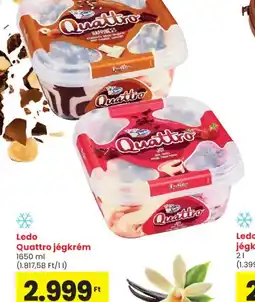 Spar Ledo Quattro jégkrém ajánlat