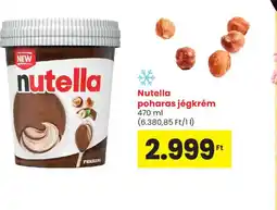 Spar Nutella poharas jégkrém ajánlat