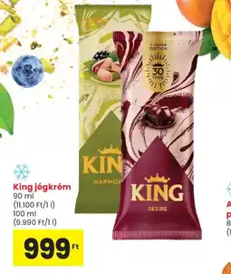 Spar King jégkrém ajánlat