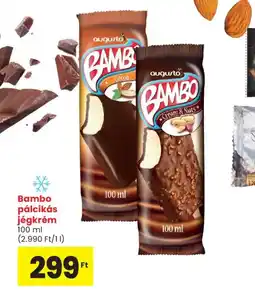 Spar Bambo pálcikás jégkrém ajánlat