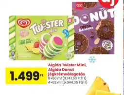 Spar Algida Twister Mini, Algida Donut ajánlat