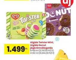 Spar Algida Twister Mini, Algida Donut ajánlat